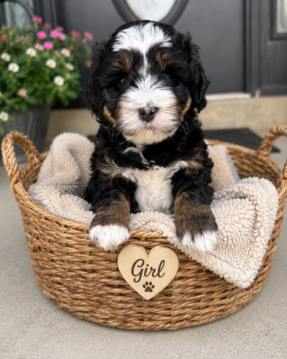 Gorgeous Micro Mini Ultra Bernedoodle