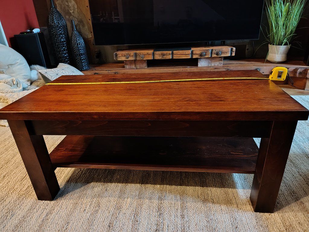 Solid Wood coffee table - $120 OBO