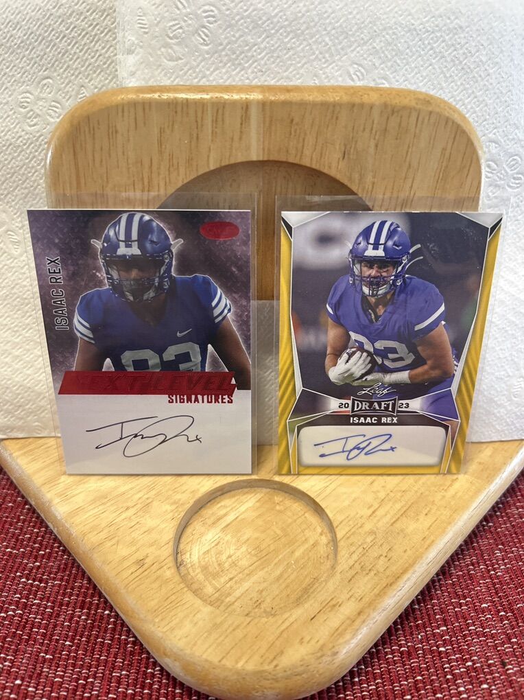 Isaac Rex Autograph BYU Cougars Rookie Auto Sogned