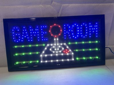 Neon Game Room Sign Man Cave 19x10