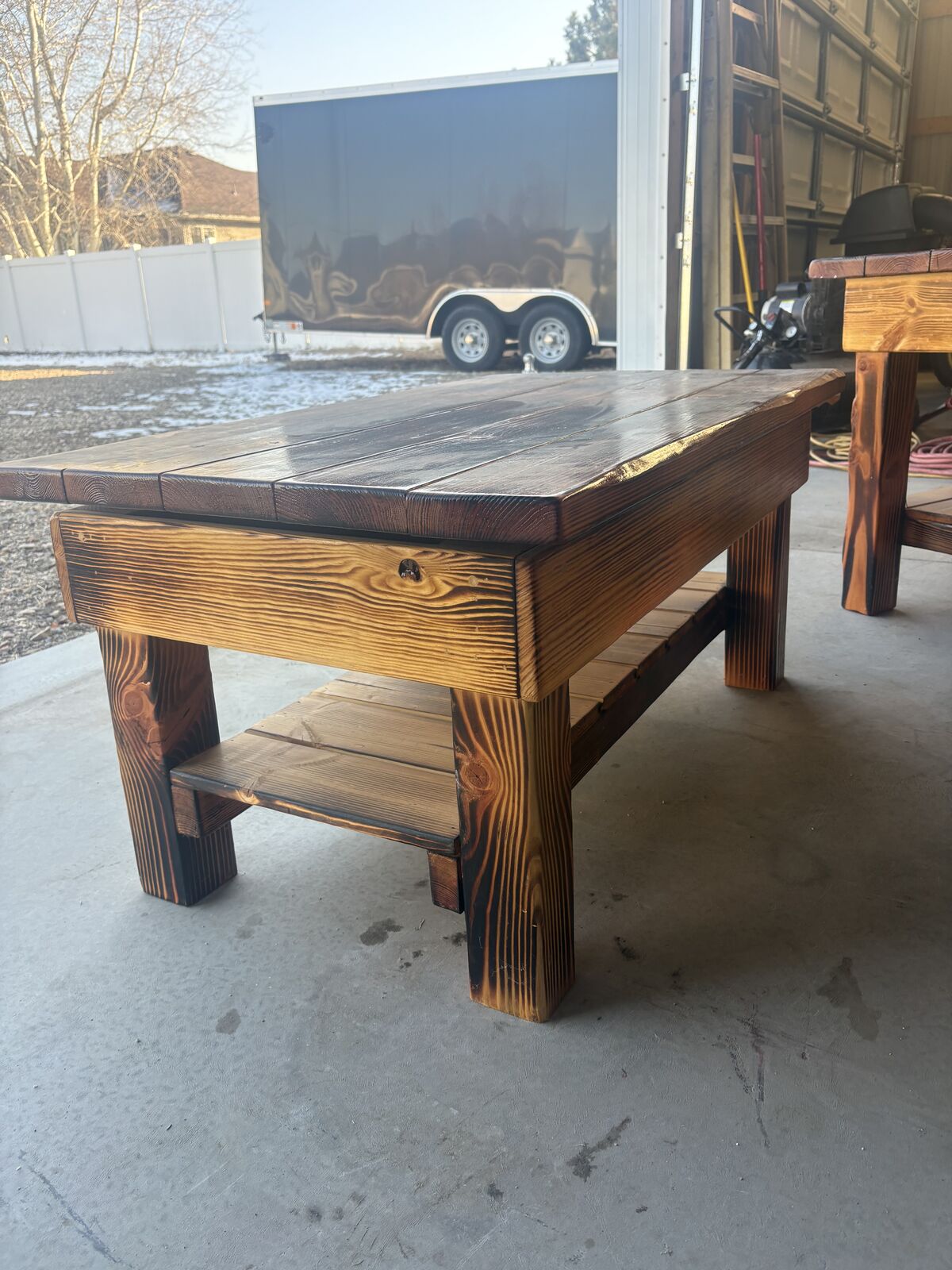 Handcrafted coffee table