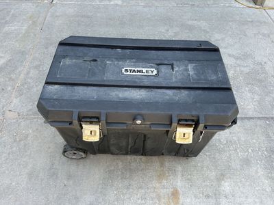 Stanley Heavy Duty Rolling Tool Box Mobile Job Chest with Lock