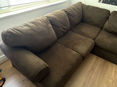 Dark Brown Large Sectional