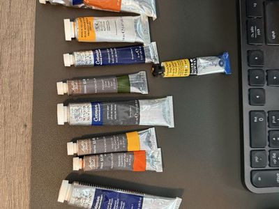 Mixed Artist Watercolor Paint Tubes Set - Winsor & Newton, Daler Rowney