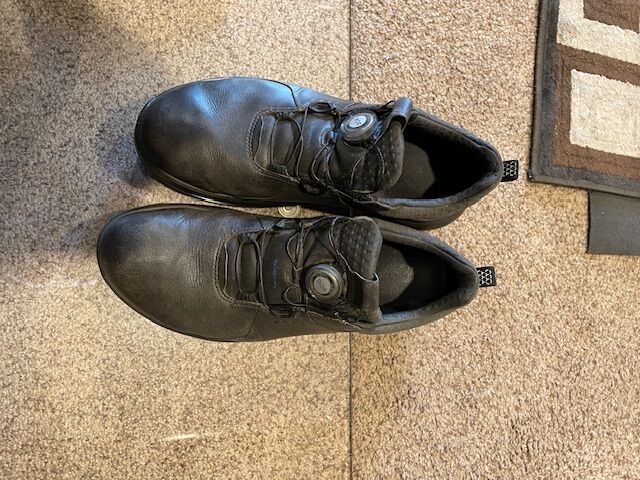 Ecco Golf Shoes 10-10.5 size Leather/ Waterproof with BOA lacing