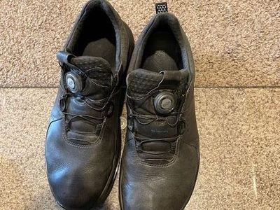 Ecco Golf Shoes 10-10.5 size Leather/ Waterproof with BOA lacing