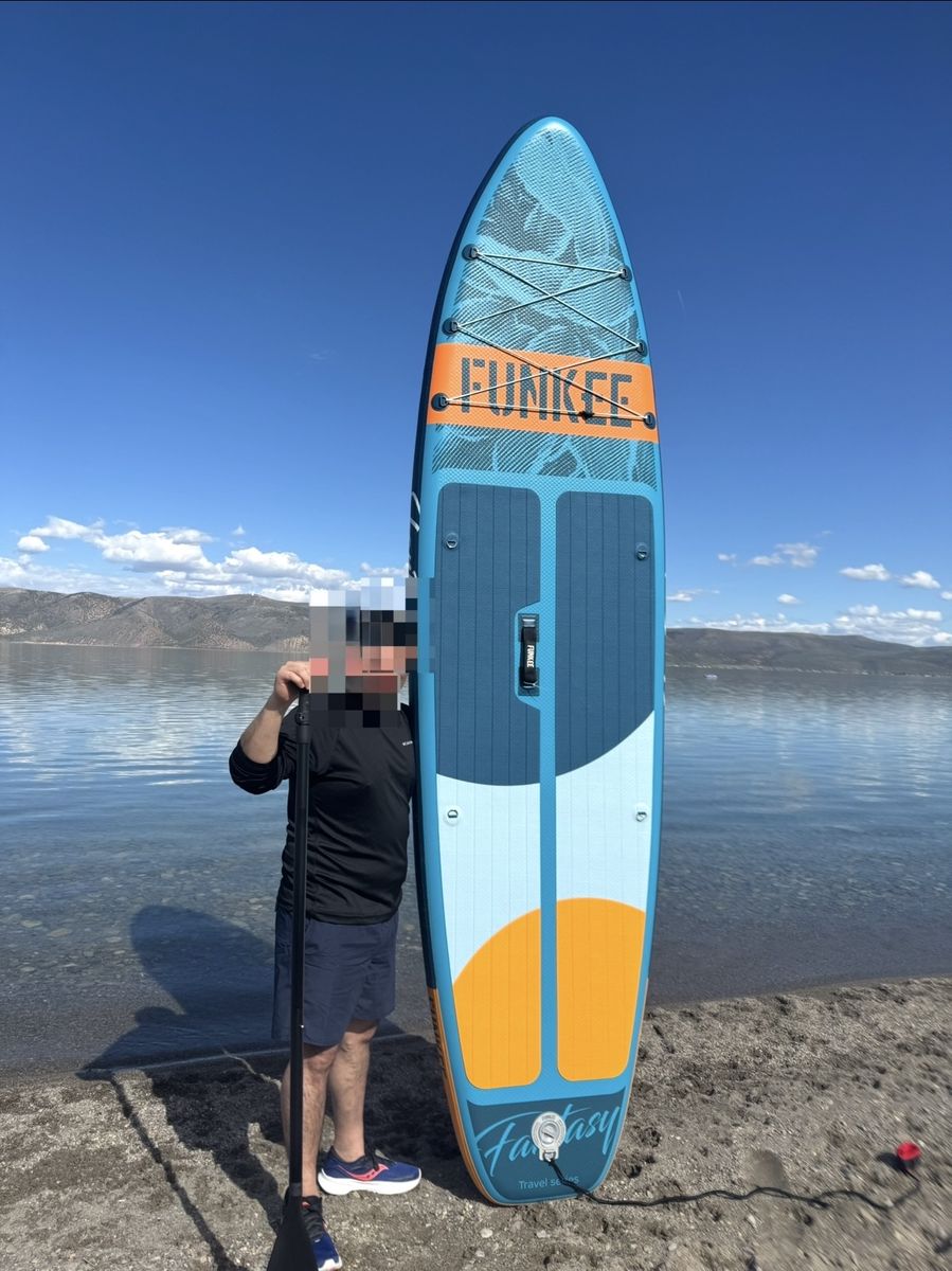FUNKEE Inflatable Stand Up Paddle Board SUP – Complete Kit – Like New!