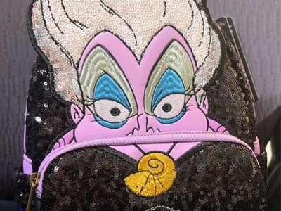 Disney Loungefly Ursula Sequin Mini Backpack The Little Mermaid Villain