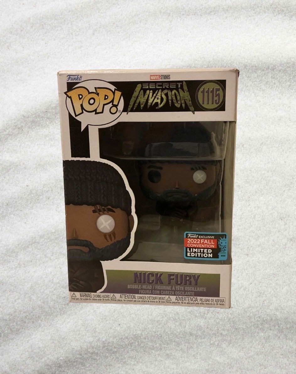 Funko POP! Marvel Secret Invasion Nick Fury #1115 2022 Fall Convention Limited Edition Bobble-Head