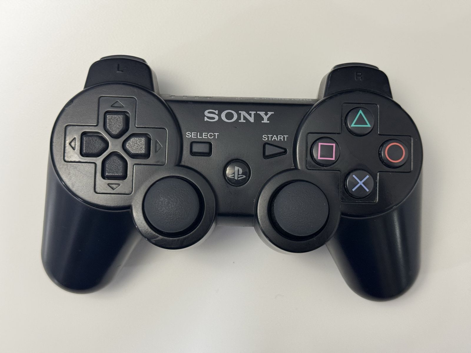 Ps3 / PlayStation 3 DualShock 3 Controller / Black Color / Cleaned & Tested
