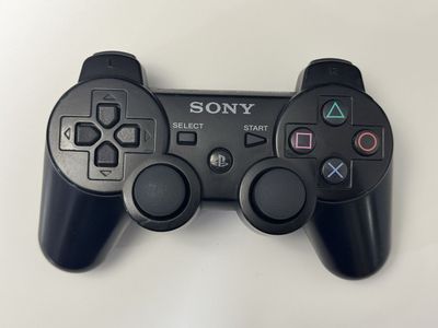 Ps3 / PlayStation 3 DualShock 3 Controller / Black Color / Cleaned & Tested