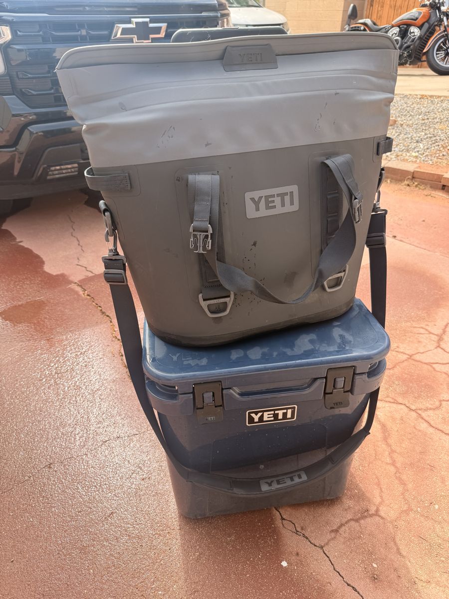 VERY CLEAN yeti coolers- selling together or separate