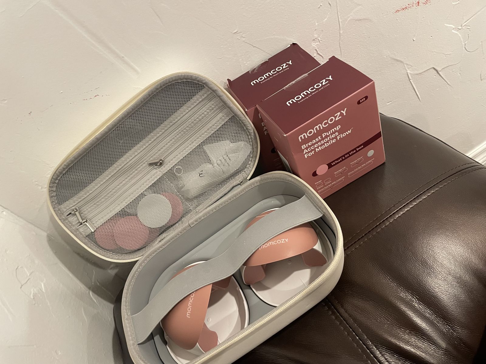 Momcozy M9 wearable pump!