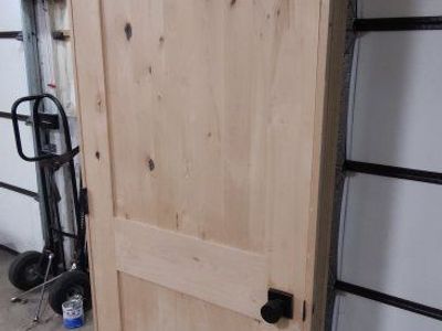 New wood doors