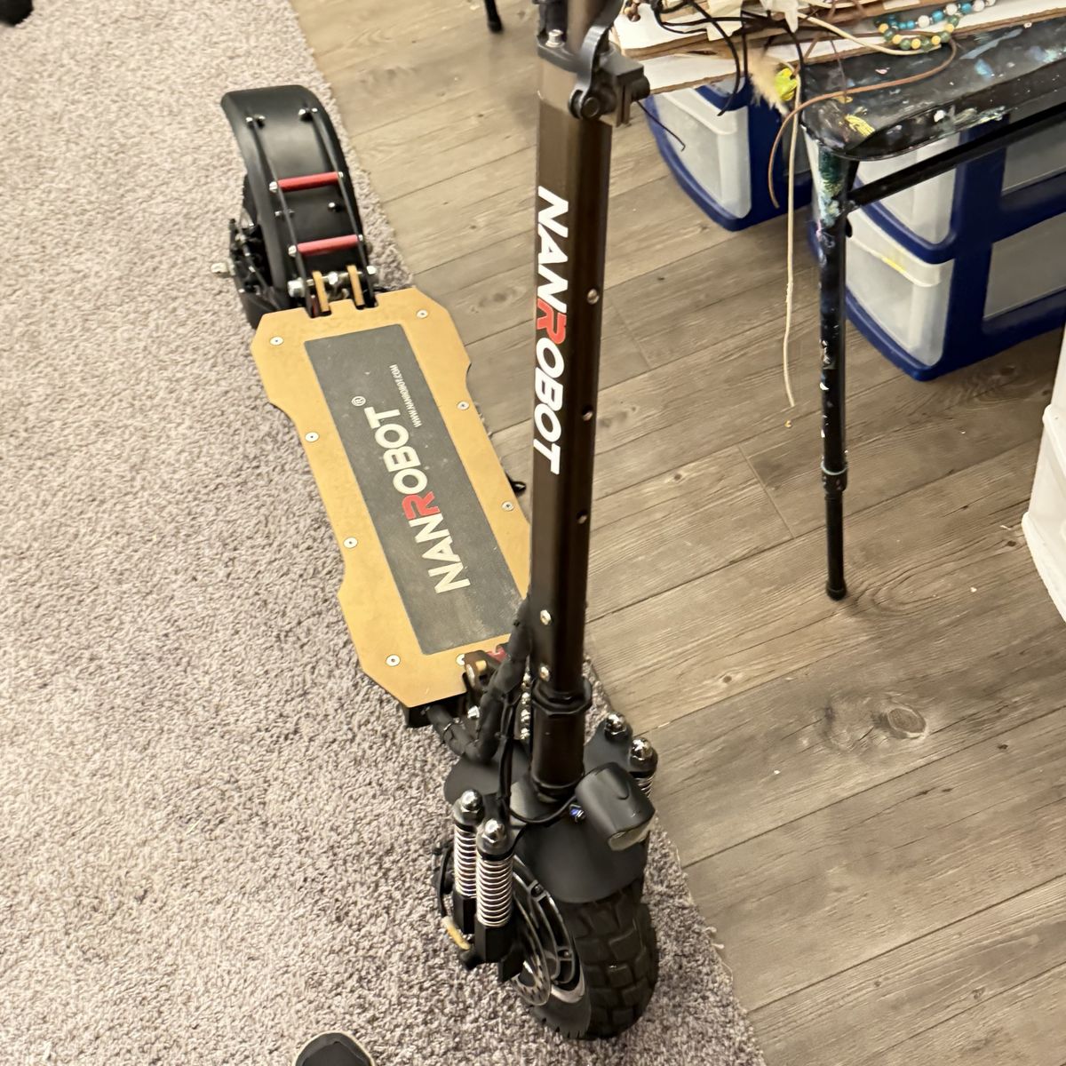 NANROBOT D6+ 2.0 Electric Scooter 52V 2000W Dual Motor Off-Road 40 MPH 45 Mile Range