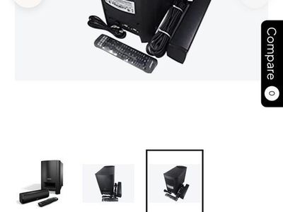 Bose cinemate 15 complete working 2.1 sound system