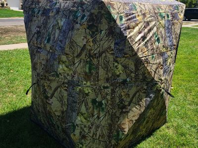 *NEW* 360° See Through Hunting Blind 1-2 Person Pop-Up
