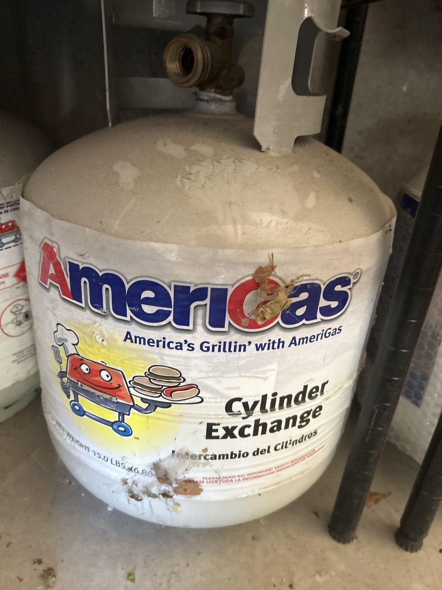 AmeriGas 15 lb Propane Cylinder for Exchange - Grilling BBQ Tank