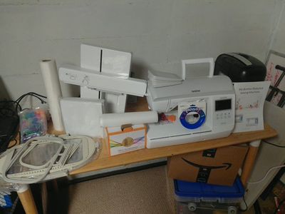 Brother Innov-is Sewing & Embroidery Machine with Rolling Bag