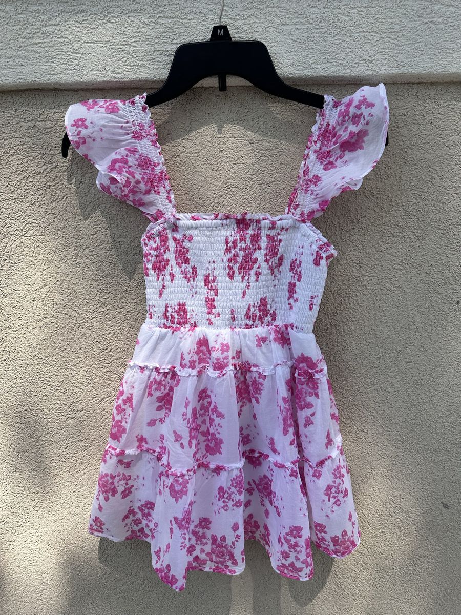 Girls Chiffon Floral Dress