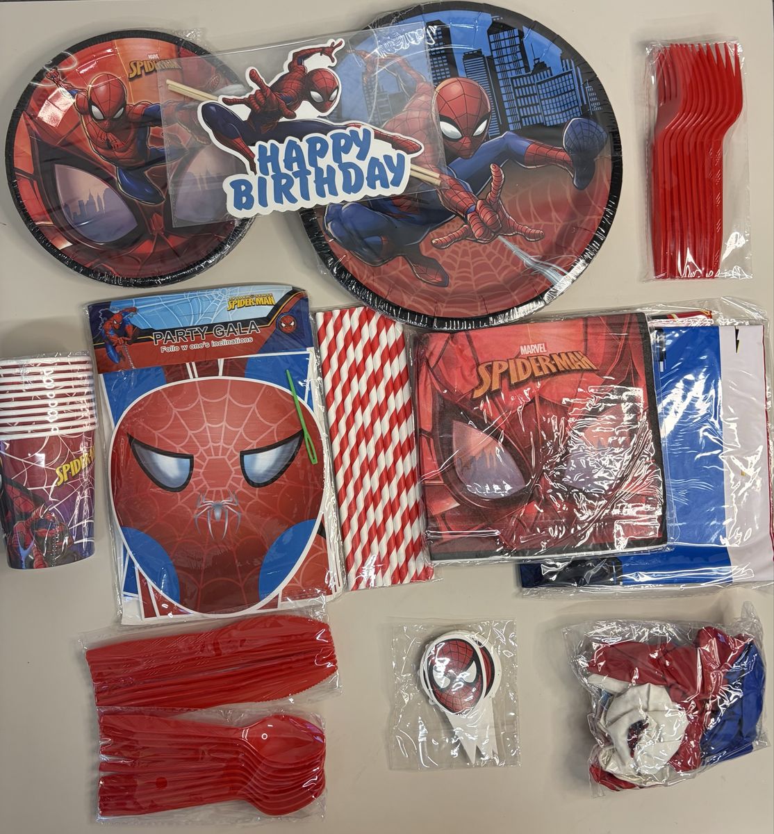 Spider-Man Birthday Party Decor