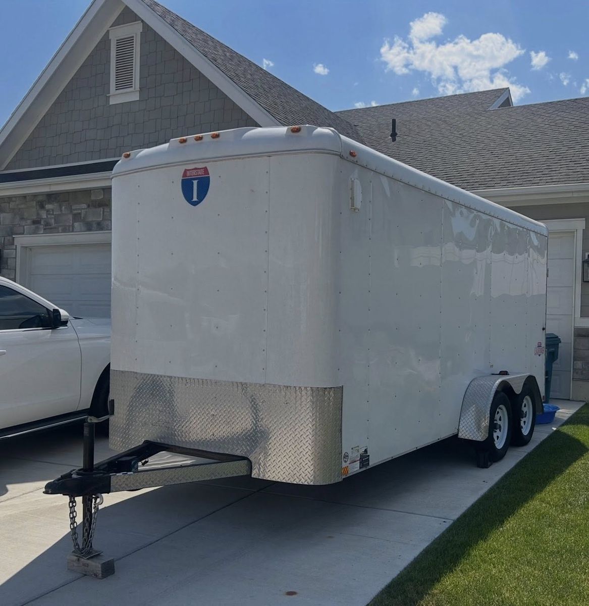 2021 Interstate 7x16 Enclosed Cargo Trailer – Tandem Axle – CLEAN TITLE