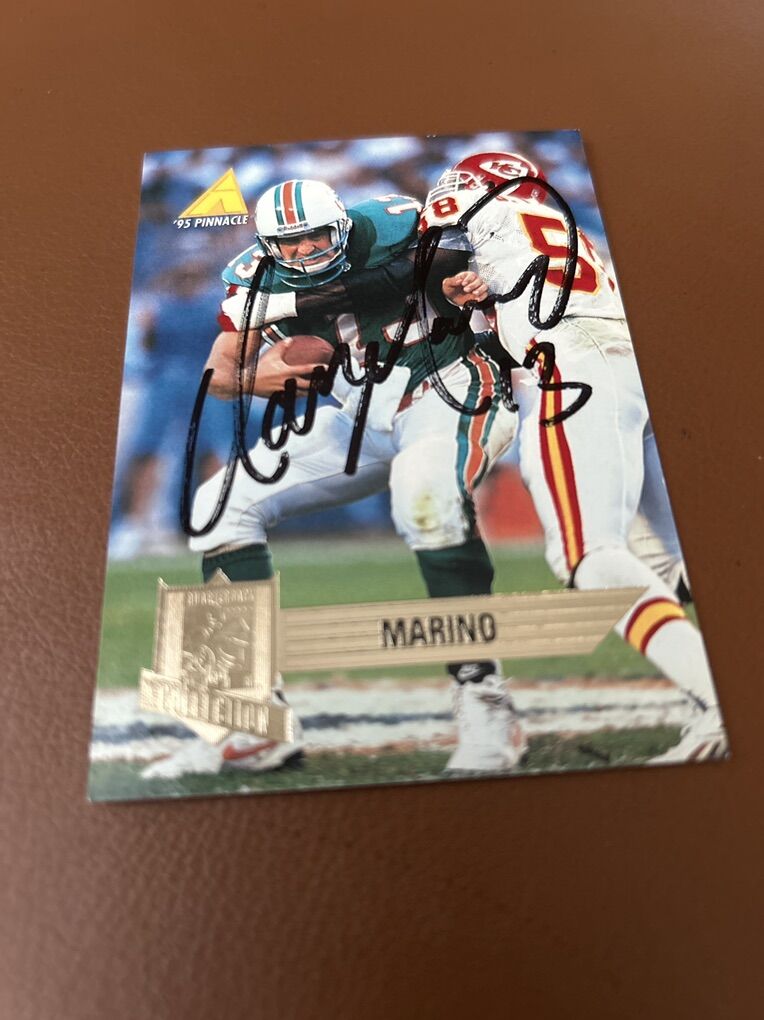 Dan Marino Autograph Miami Dolphins Signed Card