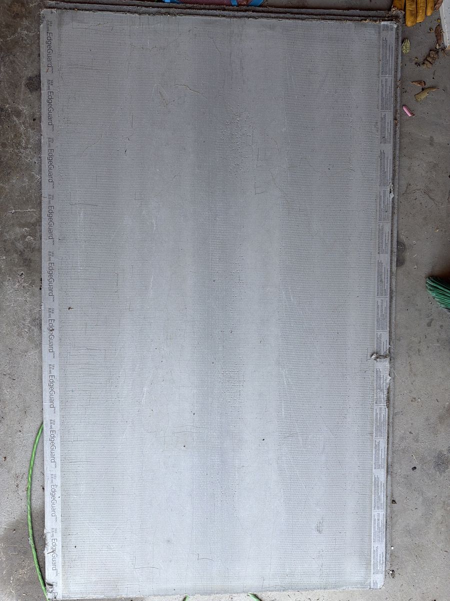 EdgeGuard Cement Board - 1/4” 3x5