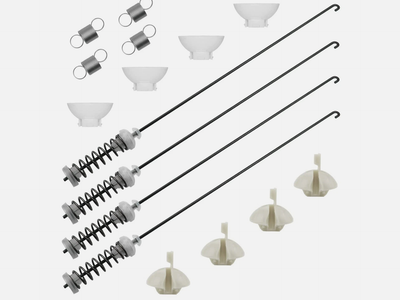 W10780048 Washer Suspension Rod Kit W10400895 Springs Whirlpool Maytag Amana 4Pk