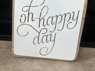 Oh, happy day home decor