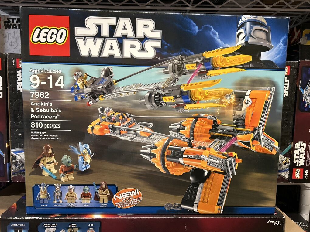 LEGO Star Wars Anakin's & Sebulba's Podracers NIB