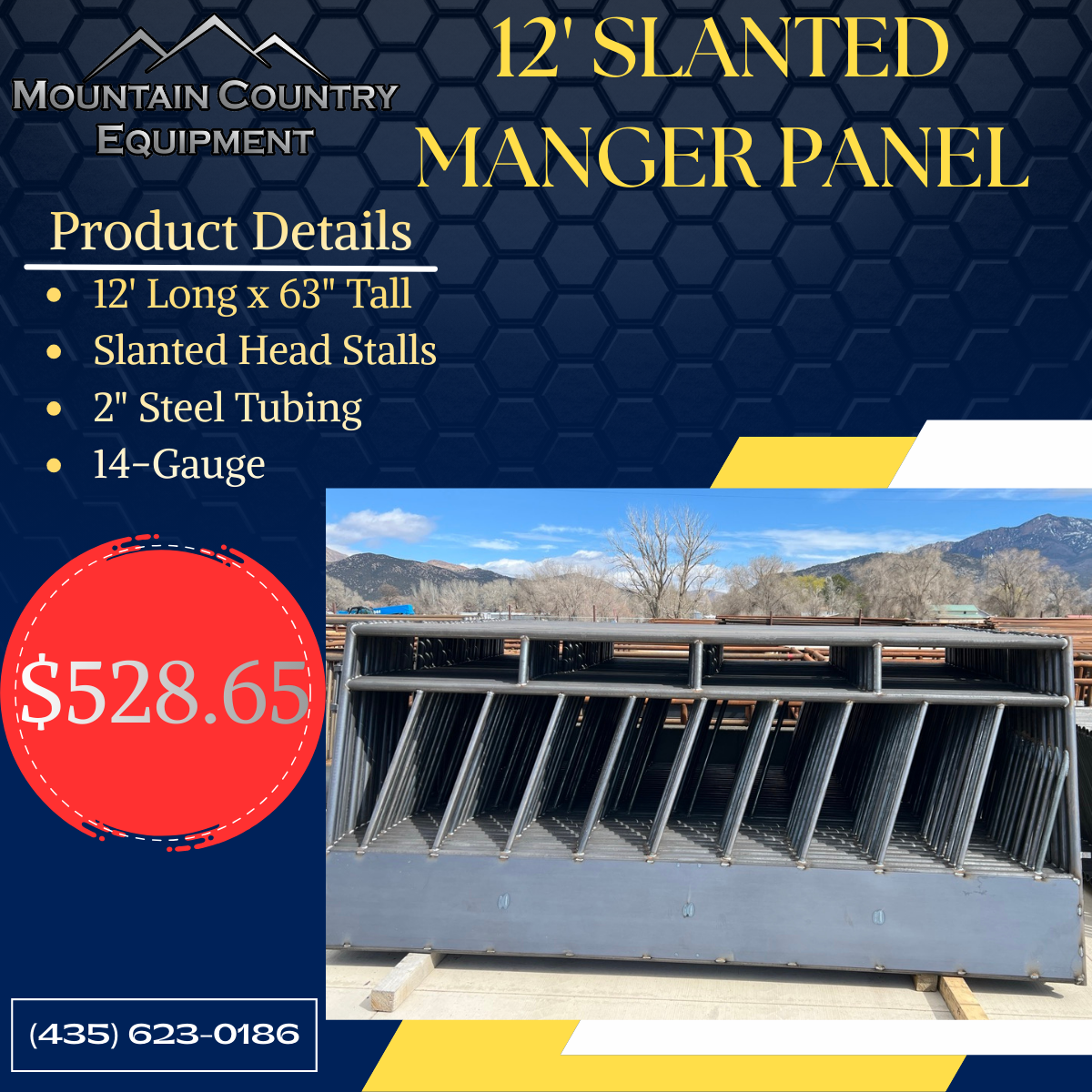 12' Slanted Manger Panel