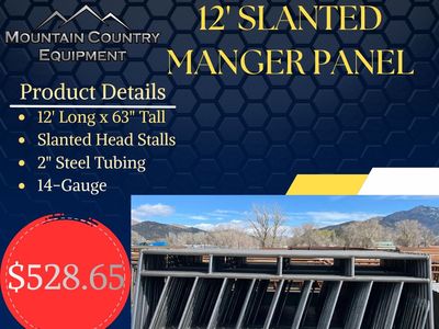 12' Slanted Manger Panel