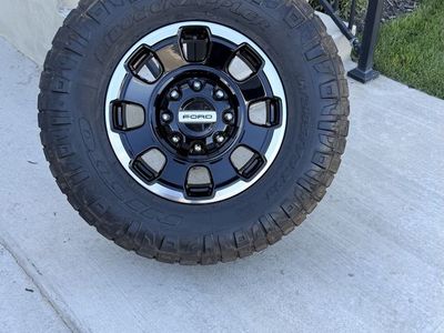 Ford F350 Tremor Rims and Tires 295/70R17 Nitto Ridge Grappler Load E