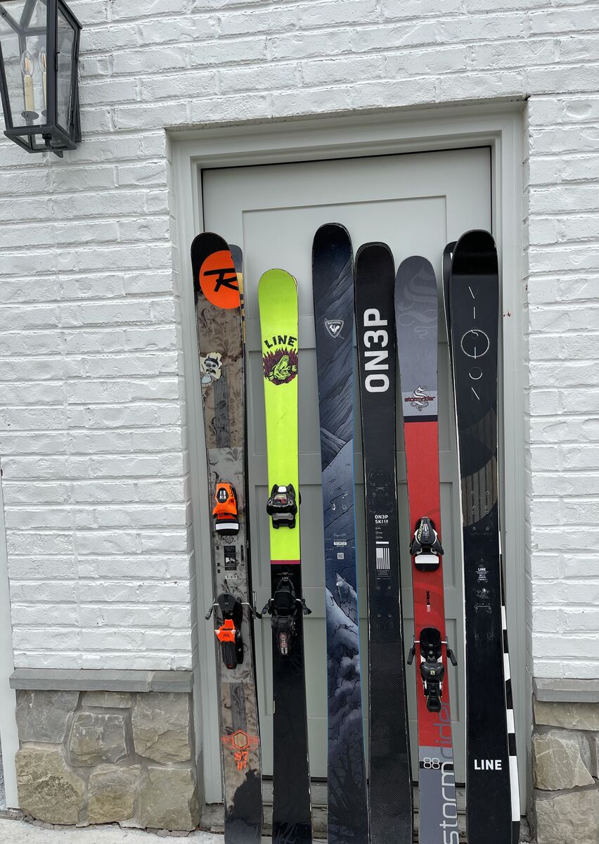 Skis! Line, On3p, Stöckli, Rossignal.