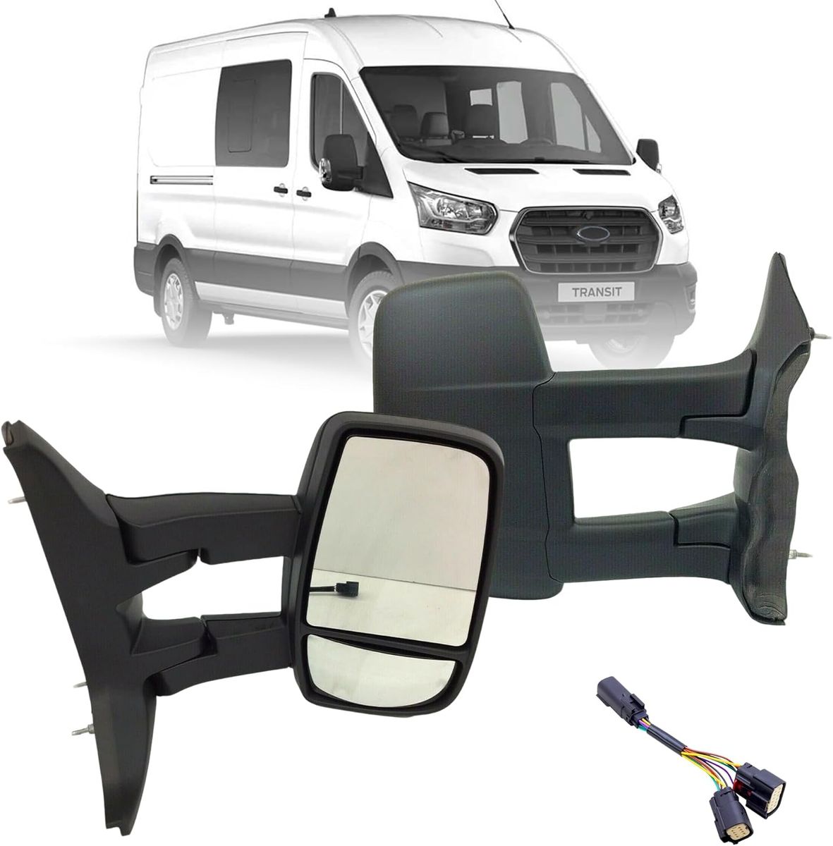 2010-2024 Ford Transit 150, 250, 350 Passenger/Right Side Door Mirror