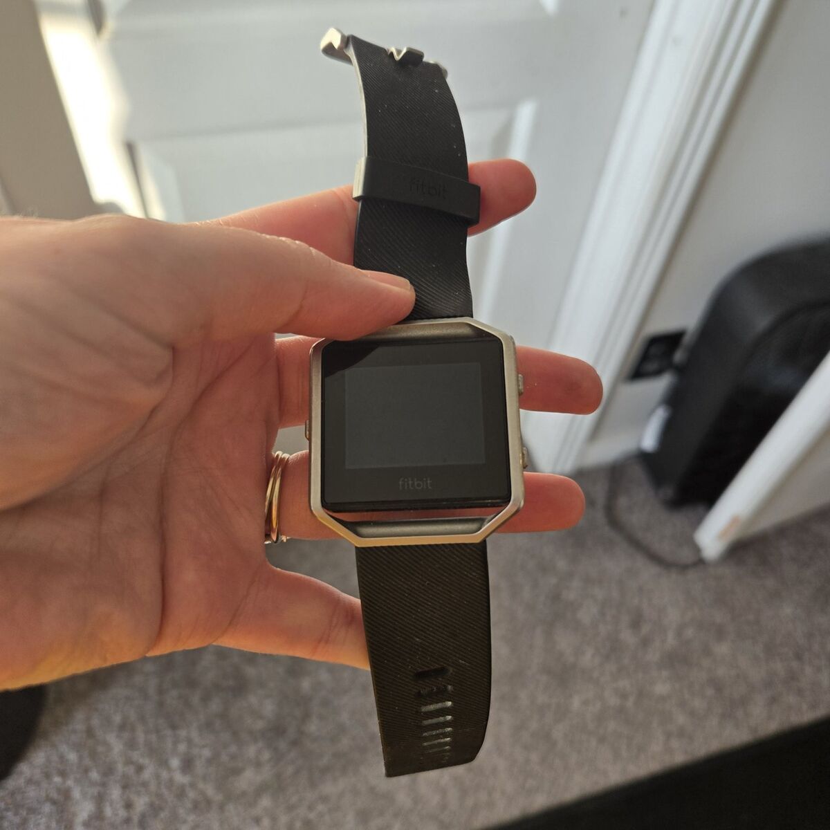 Fitbit Blaze and charger