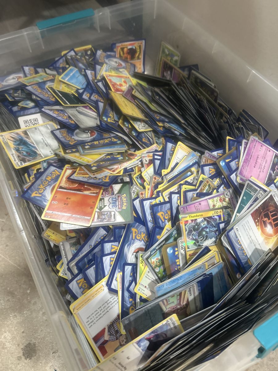Bin Of Pokémon Cards