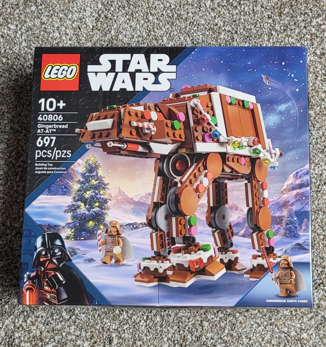 New sealed Lego Gingerbread AT-AT