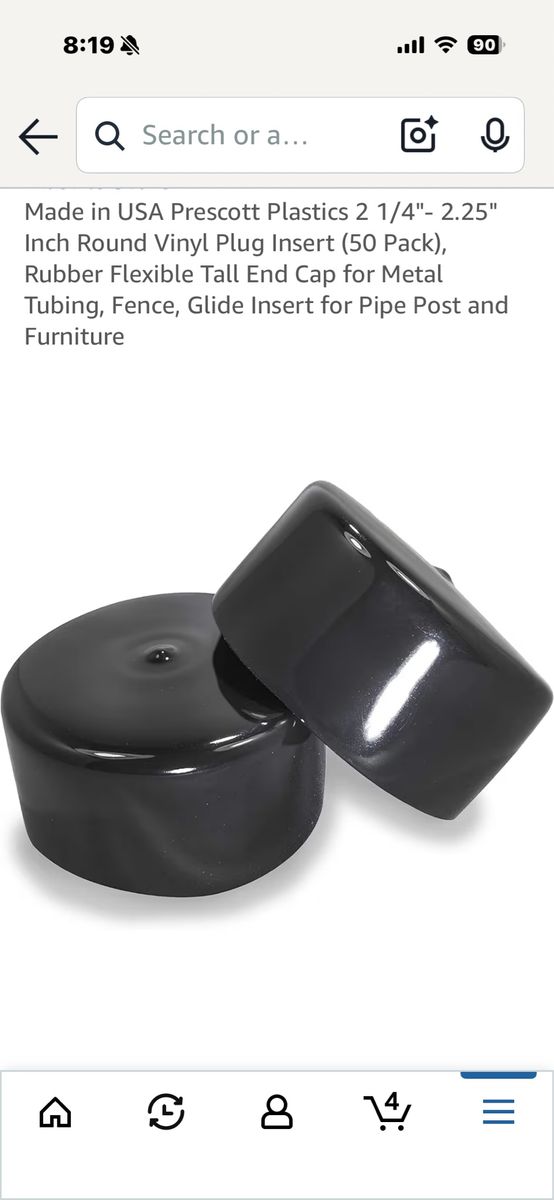 Furniture end caps