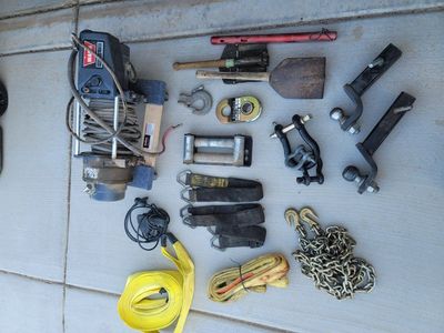 warn winch 16.5ti plus recovering gear