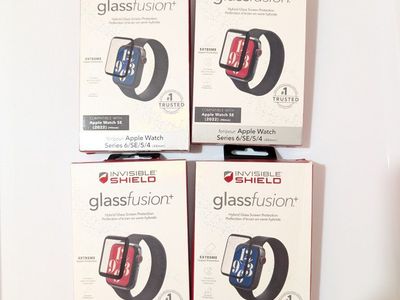 InvisibleShield Glassfusion+ Hybrid Glass Screen Protector for Apple Watch