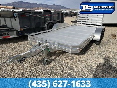 6.5x16 Alcom Mission FA 2.0 Tandem Axle Utility Trailer - 7K GVWR Alloy Wheels