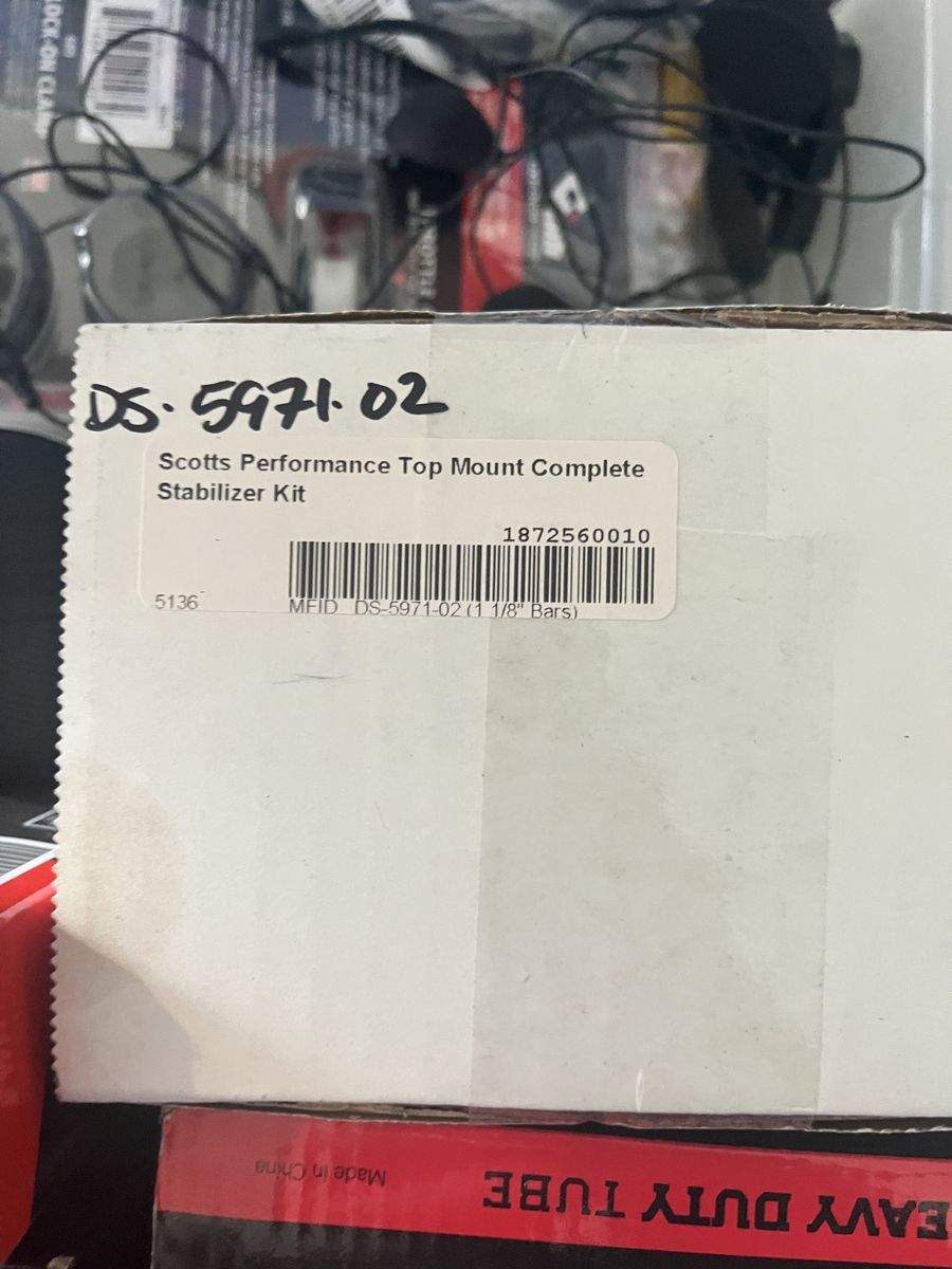 Scotts Performance Top Mount Complete Stabilizer Kit DS-5971-02 for 1 1/8" Bars - New