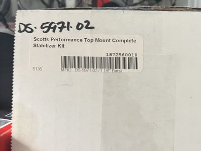 Scotts Performance Top Mount Complete Stabilizer Kit DS-5971-02 for 1 1/8" Bars - New