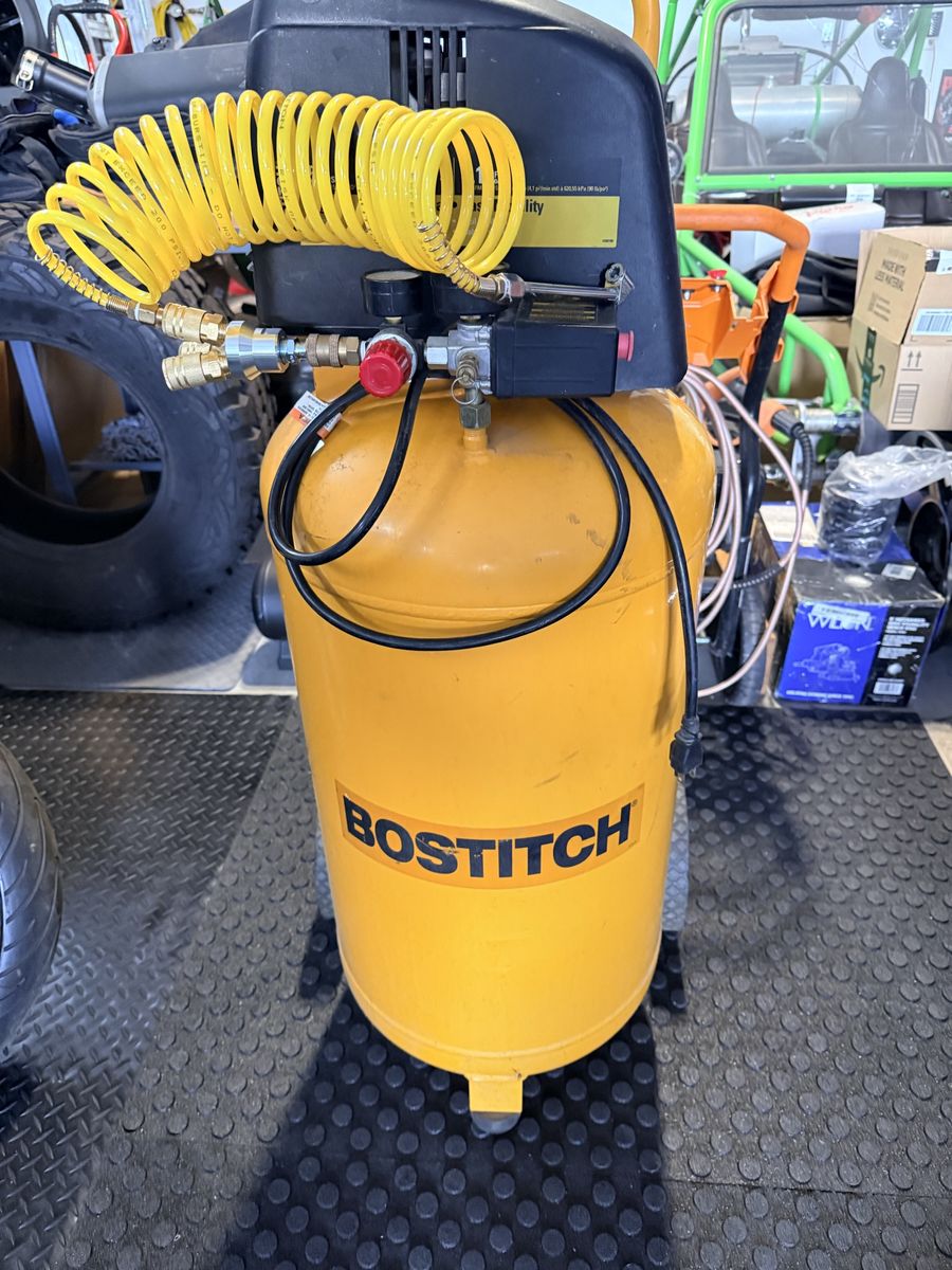Bostitch 26 Gallon 150 PSI Vertical Air Compressor with Hose