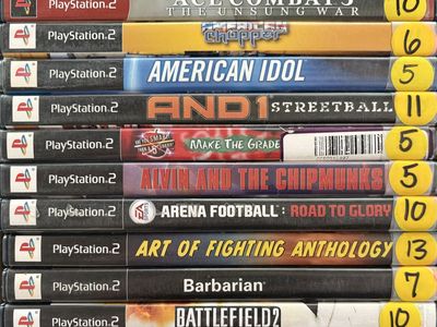 Ps2 Games Starting At 4$ And Up