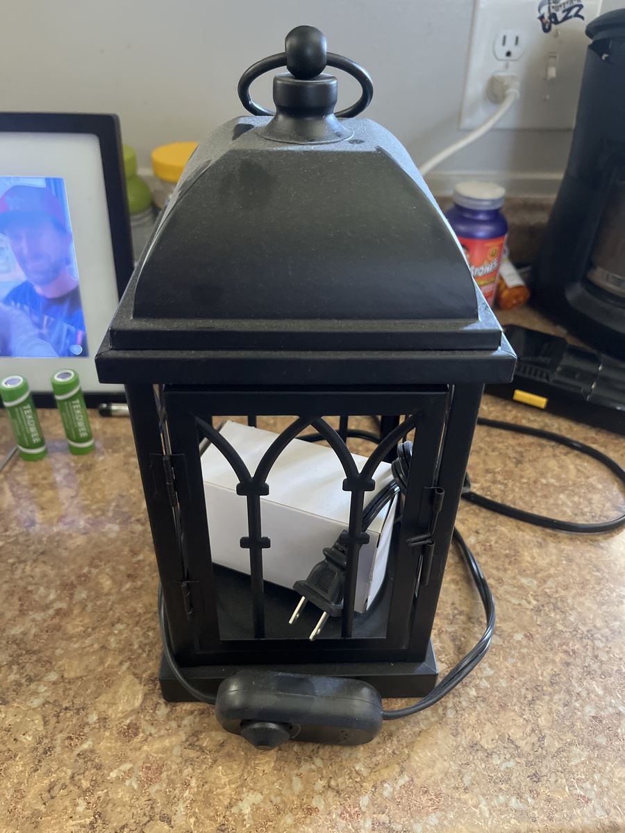 Black Electric Wax Warmer Lantern