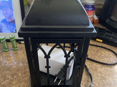 Black Electric Wax Warmer Lantern