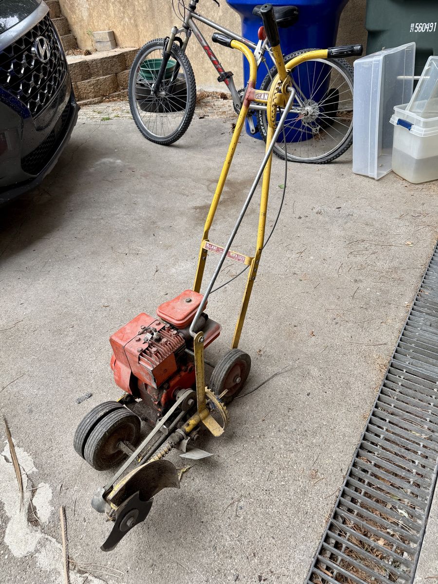 Vintage McLane Gas-Powered Walk-Behind Lawn Edger - Classic Landscaping Tool